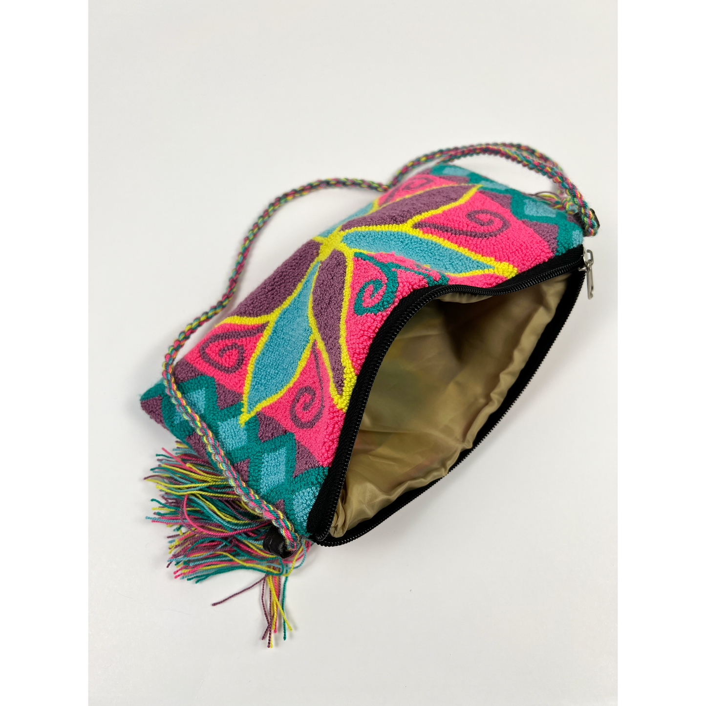 Colombian Wayuu Mochila Purse - inside