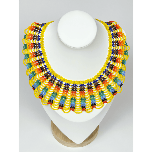 Large MultiColor Beaded Necklace