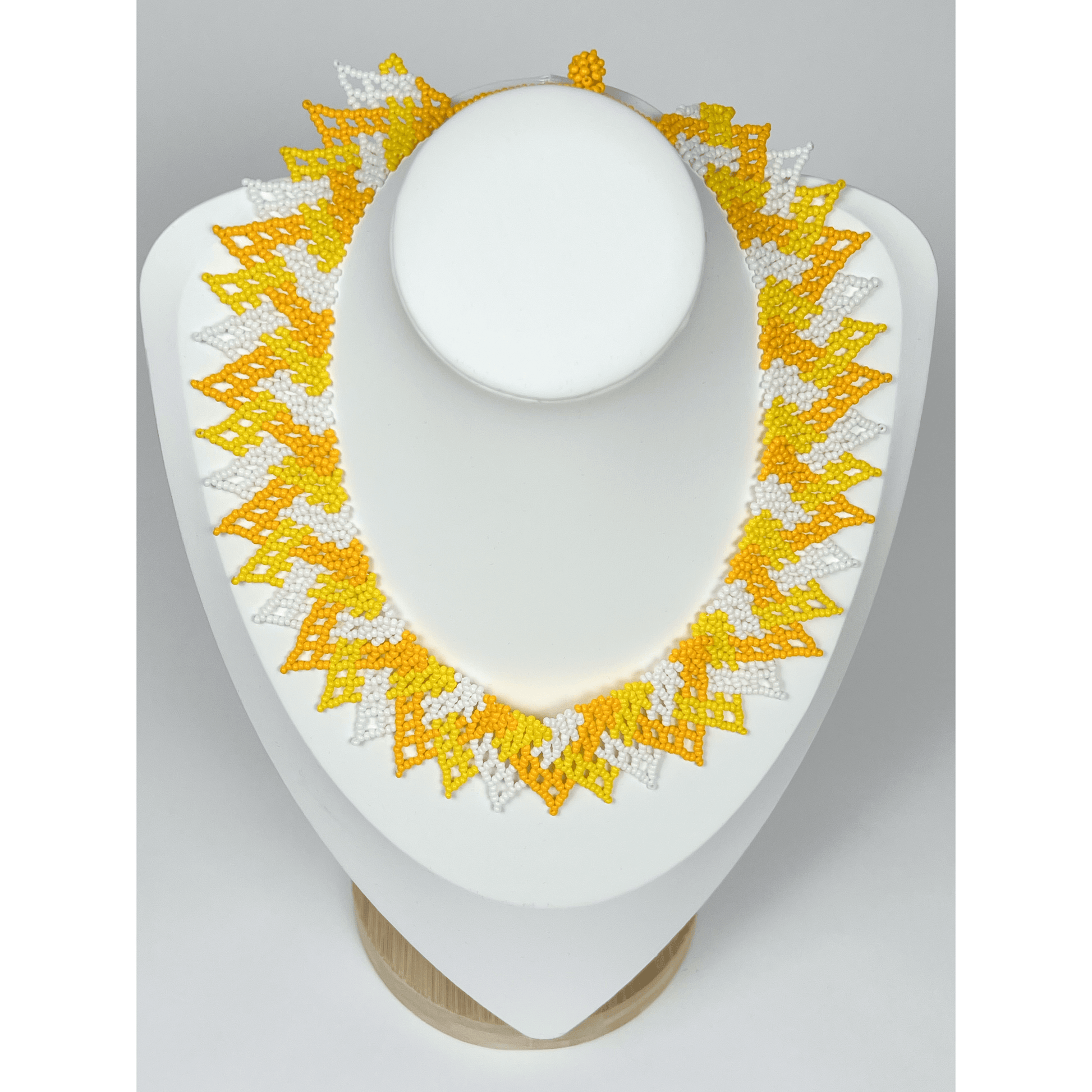 Yellow Beaded Necklace