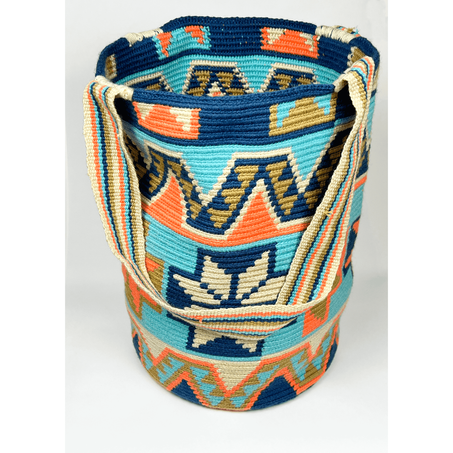 Colorful Large Colombian Wayuu Mochila Bag